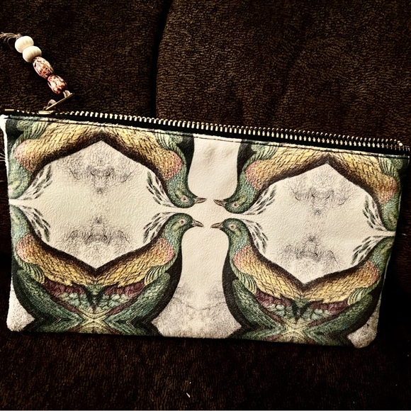 Anthropologie La Grande Peacock pouch - Picture 4 of 5